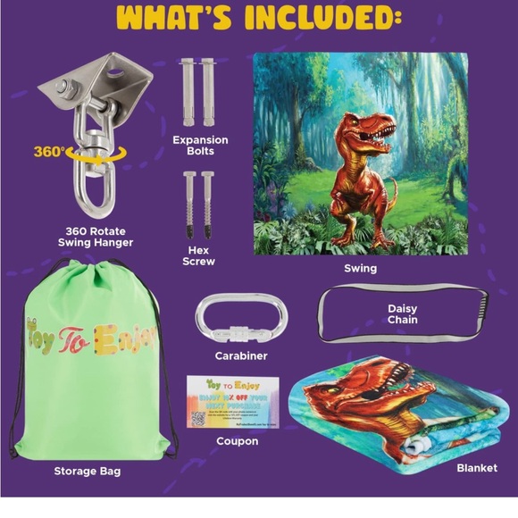 Sensory Swing -Kids W/Special Needs-Double-Layer, 360° Calming Therapy Blanket - Picture 2 of 7